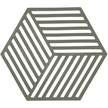 Grytunderlägg Hexagon 16 cm Olive Green