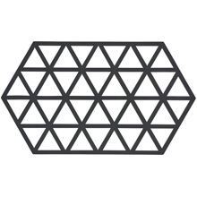 Grytunderlägg Triangles 24 cm Svart