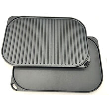 Vändbar grill- och stekplatta 40x28 cm