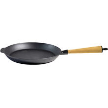 24 cm - Gjutjärns Stekpanna Bokhandtag