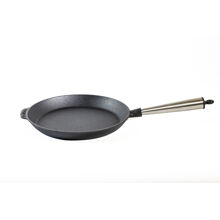 28 cm - Gjutjärns Stekpanna Stålhandtag