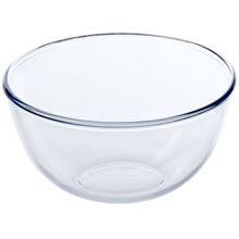 2 liter - Klar - Glasskål Iconics