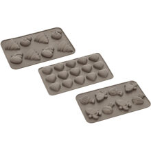 Chokladform 3 delar Silikon