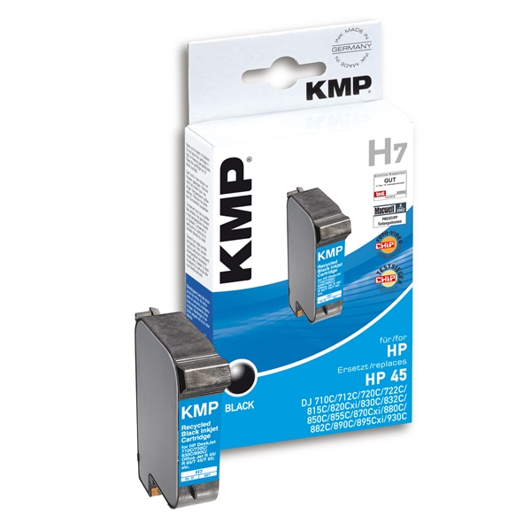 KMP H7 - HP 45 Black