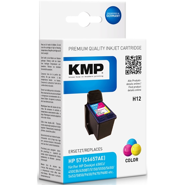 KMP H12 - HP 57 Tri-Colour