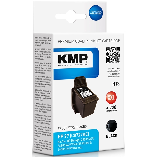 KMP H13 - HP 27 Black