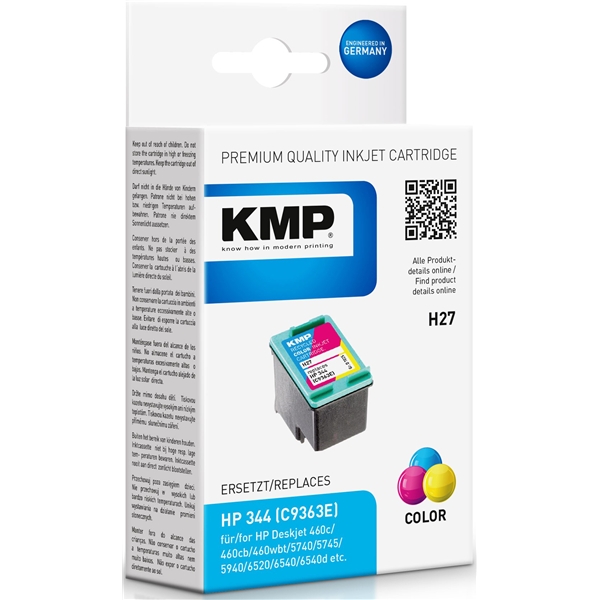 KMP H27 - HP 344 Tri-Colour