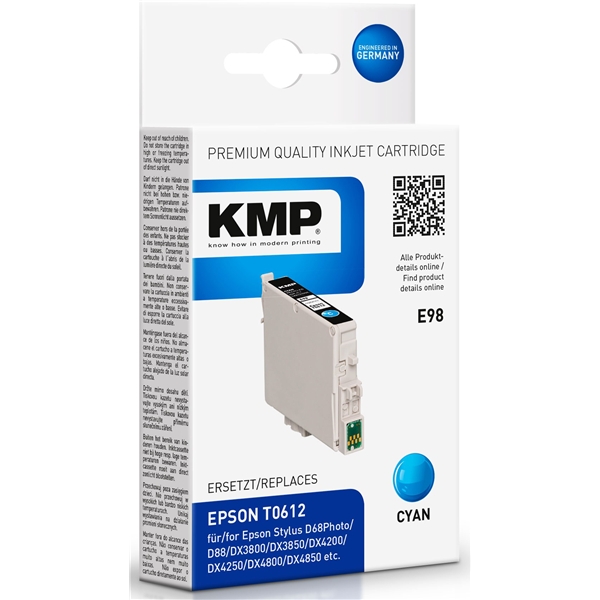 KMP E98 - Epson T0612 Cyan