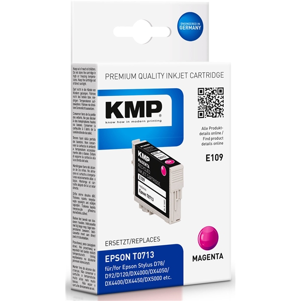 KMP E109 - Epson T0713 Magenta