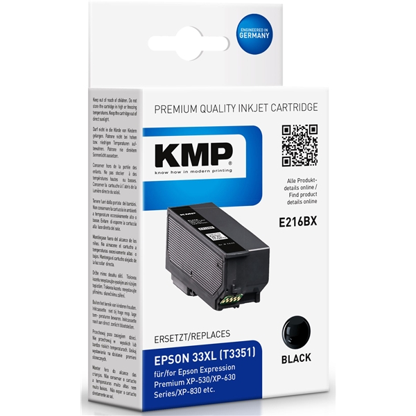 KMP E216BX - Epson 33XL Black