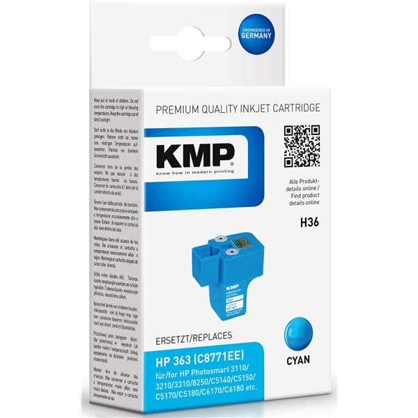 KMP H36 - HP 363 Cyan