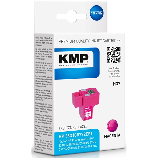KMP H37 - HP 363 Magenta