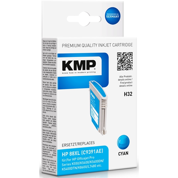 KMP H32- HP 88XL Cyan