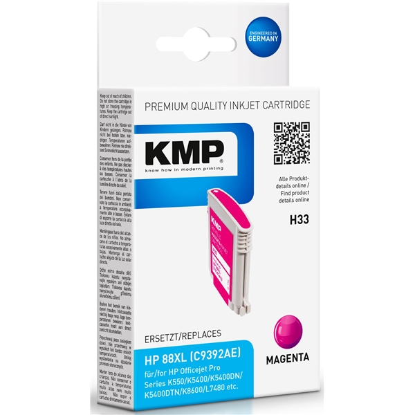 KMP H33 - HP 88XL Magenta 