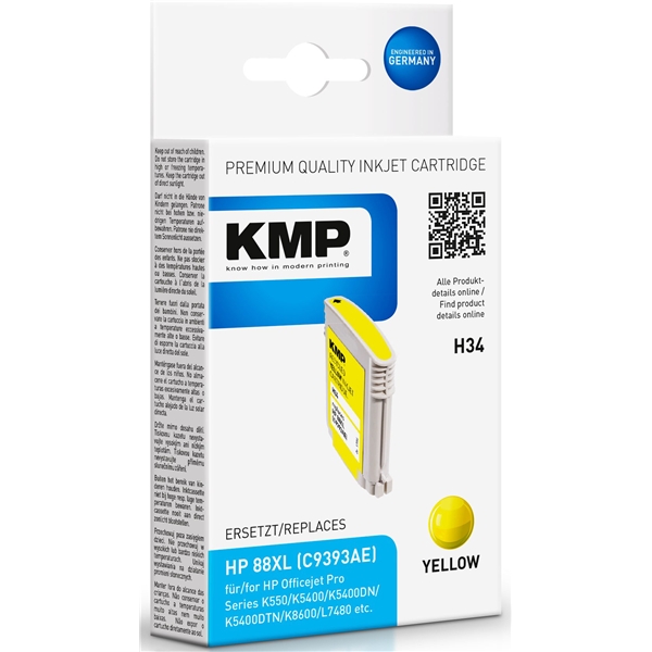 KMP H34 - HP 88XL Yellow