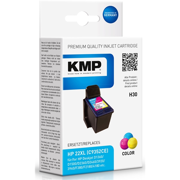 KMP H30 - HP 22XL Tri-Color