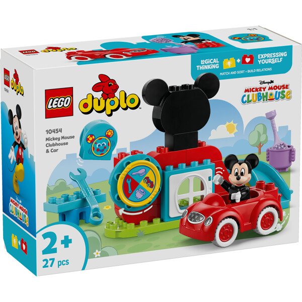 10454 LEGO Duplo Musse Pigg och Bil (Bild 1 av 6)
