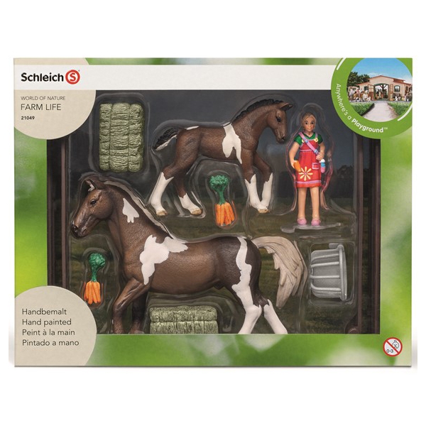 Schleich 21049 Lekset Hästar & Foder (Bild 2 av 2)