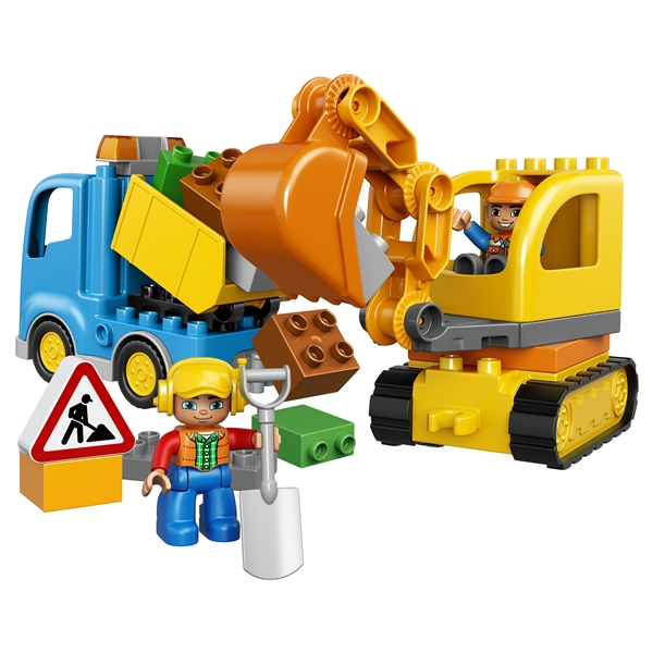 10812 LEGO DUPLO Lastbil och grävmaskin (Bild 2 av 3)