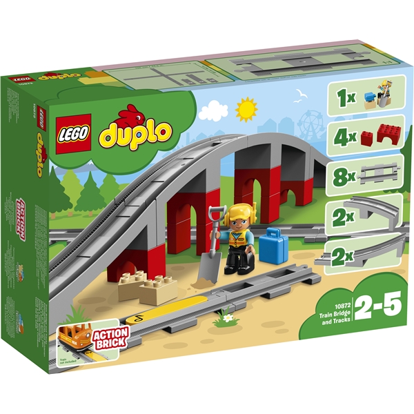 10872 LEGO DUPLO Tågbro och spår (Bild 1 av 4)