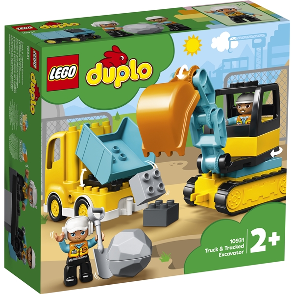 10931 LEGO Duplo Town Lastbil och Grävmaskin (Bild 1 av 6)