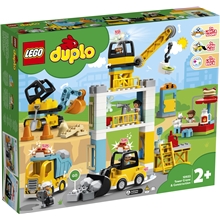 10933 LEGO Duplo Town Lyftkran och Byggnadsarbete