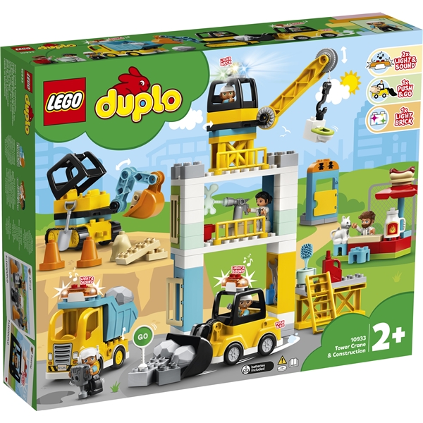 10933 LEGO Duplo Town Lyftkran och Byggnadsarbete (Bild 1 av 6)