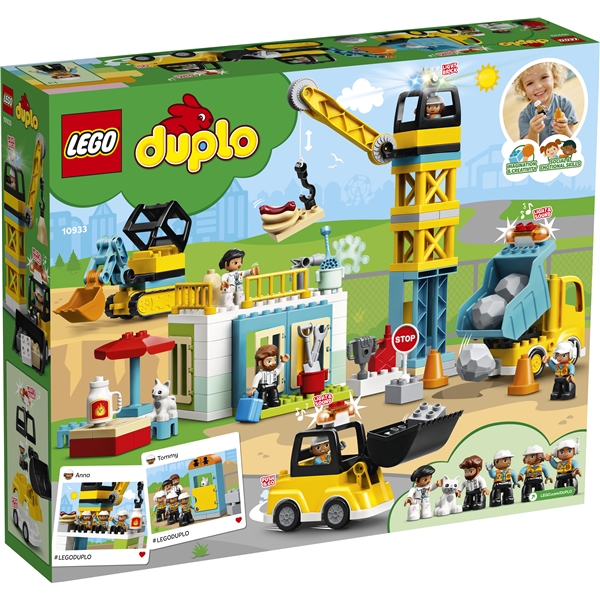 10933 LEGO Duplo Town Lyftkran och Byggnadsarbete (Bild 2 av 6)