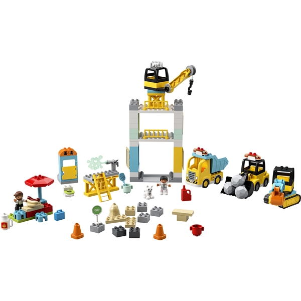 10933 LEGO Duplo Town Lyftkran och Byggnadsarbete (Bild 3 av 6)