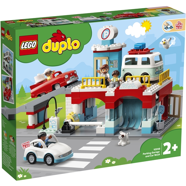10948 LEGO Duplo Parkeringshus & Biltvätt (Bild 1 av 3)