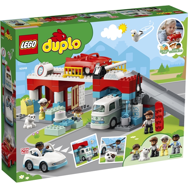 10948 LEGO Duplo Parkeringshus & Biltvätt (Bild 2 av 3)