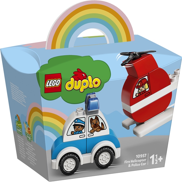 10957 LEGO Duplo Brandhelikopter och Polisbil (Bild 1 av 5)