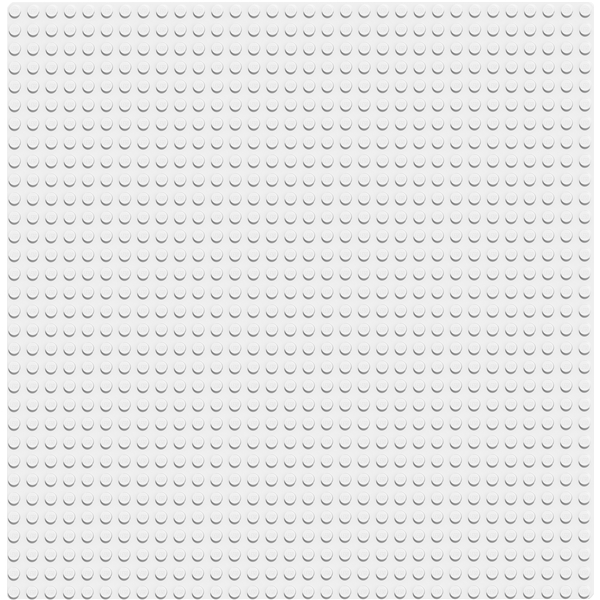 11010 LEGO Classic Vit Basplatta (Bild 2 av 2)