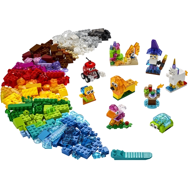 11013 LEGO Classic Kreativa Transparenta Klossar (Bild 3 av 6)