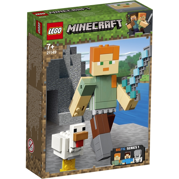 21149 LEGO Minecraft BigFig Alex med Kyckling (Bild 1 av 3)