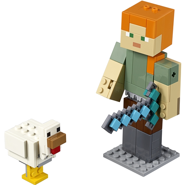 21149 LEGO Minecraft BigFig Alex med Kyckling (Bild 3 av 3)