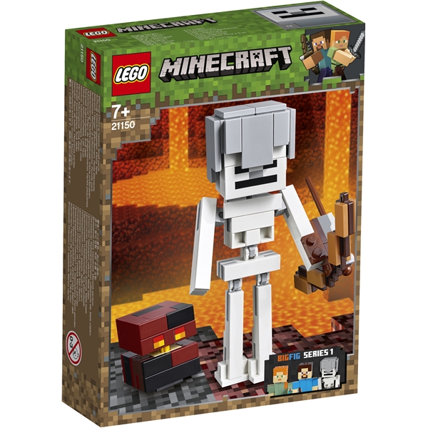 21150 LEGO Minecraft BigFig Skelett med Magmakub (Bild 1 av 3)