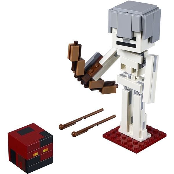 21150 LEGO Minecraft BigFig Skelett med Magmakub (Bild 3 av 3)