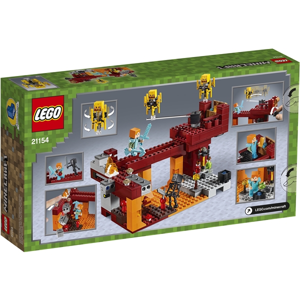 21154 LEGO Minecraft Den Flammande Bron (Bild 2 av 3)