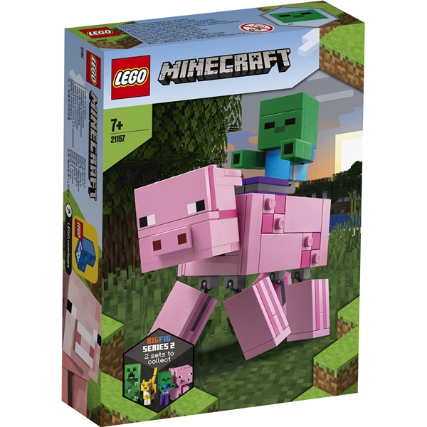 21157 LEGO Minecraft BigFig Gris med Zombiebaby (Bild 1 av 3)