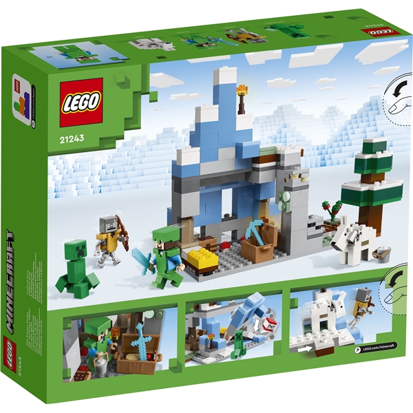 21243 LEGO Minecraft De Frostiga Bergen (Bild 2 av 6)