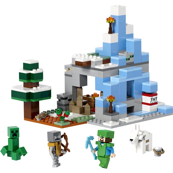 21243 LEGO Minecraft De Frostiga Bergen (Bild 3 av 6)