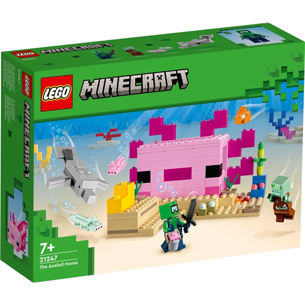 21247 LEGO Minecraft Axolotlhuset (Bild 1 av 6)