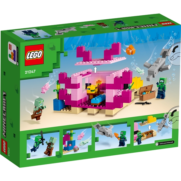 21247 LEGO Minecraft Axolotlhuset (Bild 2 av 6)