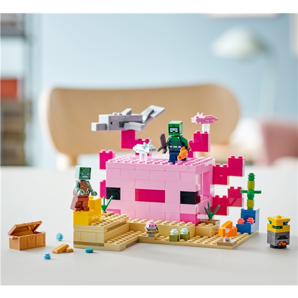 21247 LEGO Minecraft Axolotlhuset (Bild 6 av 6)