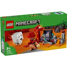 21255 LEGO Minecraft Attack vid Nether-Portalen