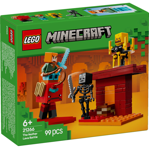 21266 LEGO Minecraft Lavastriden i Nether (Bild 1 av 6)