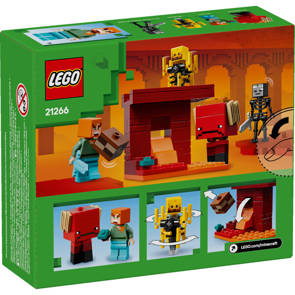 21266 LEGO Minecraft Lavastriden i Nether (Bild 2 av 6)