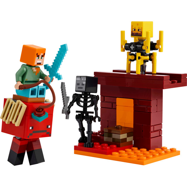 21266 LEGO Minecraft Lavastriden i Nether (Bild 3 av 6)