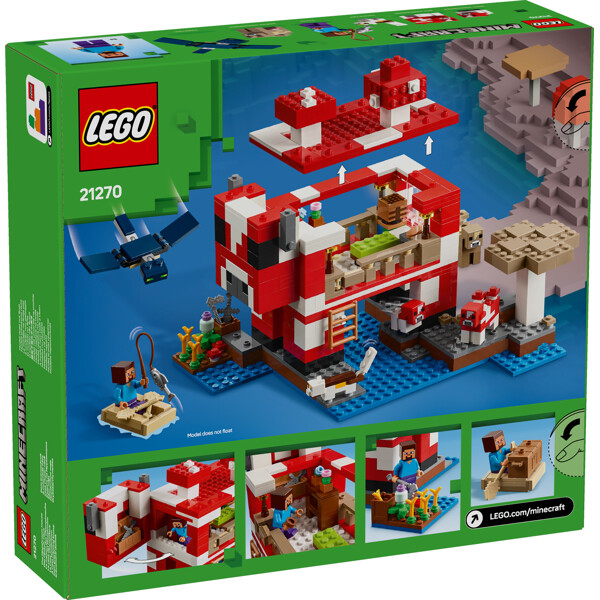 21270 LEGO Minecraft Mooshroomhuset (Bild 2 av 6)